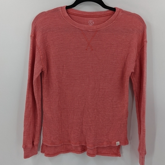 Girls T&B Waffle Knit Long Sleeve Tee - Picture 1 of 7